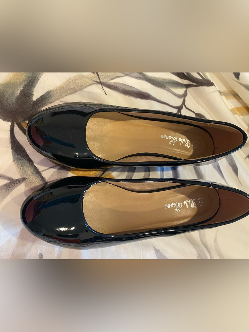 Women's Black Patent Flats